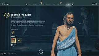 Assassins Creed Odyssey Iobates the Stoic Cultist Location Delian League Cultists [upl. by Mohammad74]