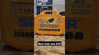 Best hole saw kit by far [upl. by Tnilc]