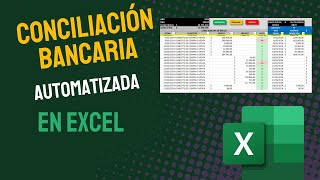 CONCILIACIÓN BANCARIA AUTOMATIZADA  EXCEL [upl. by Danais]