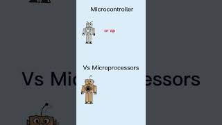 microcontroller vs microprocessor [upl. by Hgielyak619]