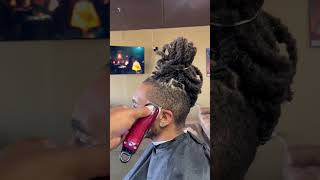 Last cut before the big chop barber haircut barbershop [upl. by Woods]