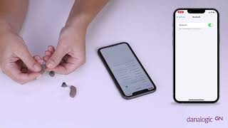 How to connect danalogic GN hearing aids to the BeMore app on iOS devices [upl. by Kellene400]