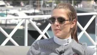 Interview Charlotte Casiraghi and Jan Tops  GCT Monaco 2011 [upl. by Anelet563]