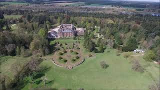 Lynford Hall from the air  DJI Phantom P3 Adv [upl. by Ethben118]