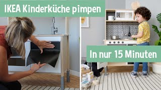 IKEA DUKTIG Kinderküche pimpen  IKEA Hack für Kinder [upl. by Amarillis883]