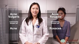 Diagnosing Acne vs Rosacea Stanford Medicine 25 [upl. by Cawley669]