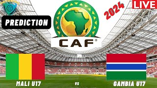 Mali vs Gambia SEMI FINAL CAF U17 Africa Cup Of Nations 2024 Qualification [upl. by Anzovin]