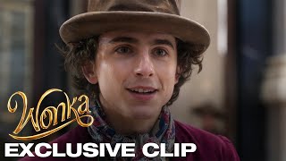 Wonka  quotA Good Chocolatequot Clip  Only in Theaters December 15 [upl. by Weihs600]