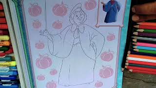 Fairy Godmother Colouring  Disney Princess Colouring Book [upl. by Halbert22]