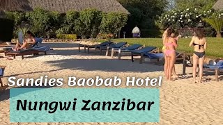 Sandies Baobab Hotel Nungwi Zanzibar [upl. by Lyrac926]