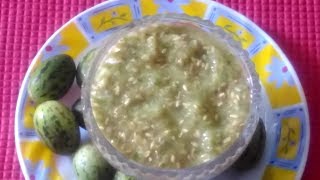 Kachri Chatni Recipe Rajasthani Kachari ki chutney in 2 minutes [upl. by Anera]