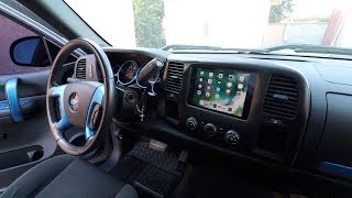 IPAD DASH INSTALL IN A SINGLE CAB SILVERADO FINAL [upl. by Wini]