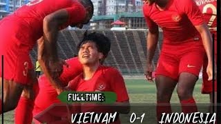 INDONESIA U22 VS VIETNAM 10 SEMI FINAL AFF 2019 [upl. by Cam]