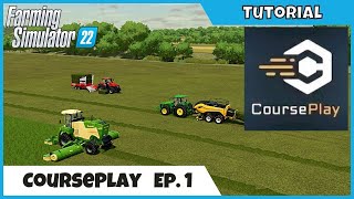 FS22 Tutorial COURSEPLAY Automatize e Crie Comboios Pra Diversos Serviços EP 1 FARMING SIMULATOR 22 [upl. by Airegin]