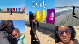 VLOG Travel to Luderitz Celebrating 6000 Subscribers Spend time with Family Family Funeral [upl. by Nirrek943]