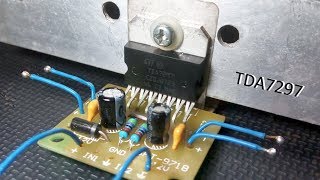 Power Amplifier Stereo IC TDA7297 [upl. by Tranquada]