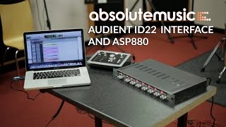 Audient ID22 USB Interface and ASP880 Set Up [upl. by Nilrev]