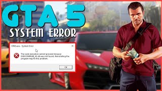 How To Fix GTA5exe System Error D3DOMILER 43DLL  gta 5 system error d3dcompiler43dllTech Wafi [upl. by Claretta167]