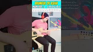 Cornershop  Brimful of Asha Main Riff Guitar Lesson  Tab  Tutorial guitar tutorial shorts [upl. by Hopfinger]