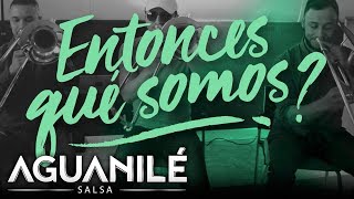 Entonces Qué Somos Aguanilé Salsa  Video Lyric [upl. by Noremak]