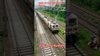 India’s One Push Pull Cr Rajdhani Express Hazrat NizamuddinMumbai csmt indianrailways rajdhani [upl. by Haramat]