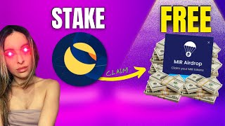 How to Stake Terra Luna amp get Free AirDrops Full Guide [upl. by Kallick807]