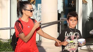 See Kourtney Kardashian Tell A Pap To Back Off [upl. by Atilal]