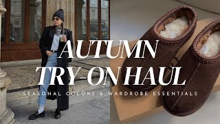 AUTUMN TRYON HAUL  Massimo Dutti COS Sézane W Concept Arket HampM Levi’s amp UGG [upl. by Chatwin849]