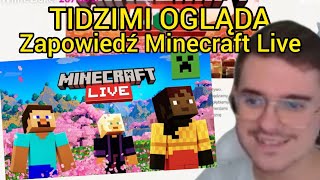 Reakcja TIDZIMI na zapowiedź Minecraft Live 2023 [upl. by Roosnam]