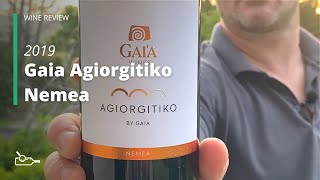 Wine Review Gaia Agiorgitiko Nemea 2019 [upl. by Cheyney]