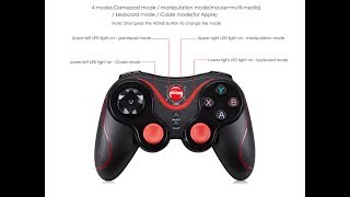 S3 Bluetooth gamepad подключение и проверка [upl. by Nnyltiak]