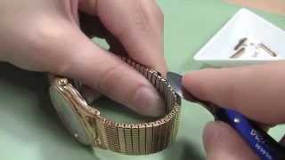 Watch Band Adjusting  How to Remove UClip Expansion Links [upl. by Straus]