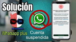 NECESITAS LA APLICACIÓN WHATSAPP Oficial para iniciar sesión cuenta de WhatsApp baneada solución [upl. by Znieh]