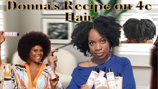 IS TABITHA BROWN DONNAS RECIPE GOOD FOR 4C HAIR First ImpressionHONEST REVIEWWASH DAYProsCons [upl. by Hairahcaz633]