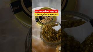 ലോകത്തിലെ ഏറ്റവും വില കൂടിയ ഭക്ഷണം caviar facts malayalam shorts [upl. by Nickolai]