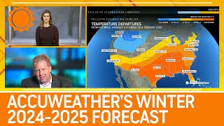 NEW AccuWeathers 20242025 US Winter Forecast [upl. by Hsinam]