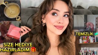 PAZAR KAHVALTISI 🍳INFLUENCERLIĞA 😷MOLASITAKİPÇİLERİME YILBAŞI HEDİYESİ 🎁🎄vlogmas2024 [upl. by Anilrahc]