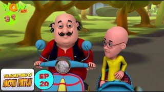 Motu Patlu Cartoons In Hindi  Animated cartoon  Scooter race  Wow Kidz [upl. by Rubens]