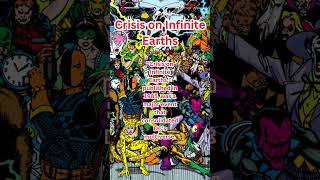 Crisis on Infinite Earths The Epic Battle for the Multiverse 🌌⚔️ shorts [upl. by Ahsel]