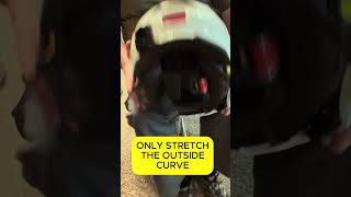 How to add a sun visor to your motorcycle helmet easily Fun and quick Creative and useful [upl. by Araht898]