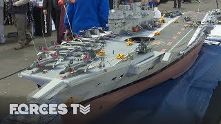 25 Years In The Making HMS Ark Royal In Miniature  Forces TV [upl. by Venn]