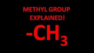 Methyl functional group explained [upl. by Ahsiyn]