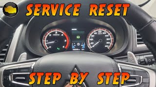 How to Reset Service Maintenance Light on Mitsubishi Triton Diesel 2020 [upl. by Dougherty]