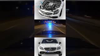 AMG C63 VS POLICE sieuxe shortvideo [upl. by Darnall]