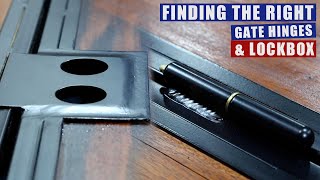 Gate Hinges and Lockbox Info amp Tips  JIMBOS GARAGE [upl. by Kovar]