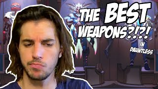 BEST WEAPONS IN DAUNTLESS 2024  Best Weapons To PowerSurge And Level Up In Dauntless 2024 [upl. by Ellednahc]