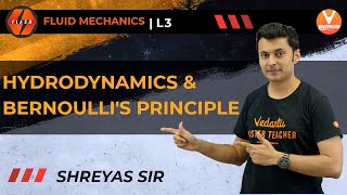 Fluid Mechanics L3  Hydrodynamics amp Bernoullis Principle  JEE Physics 2022  V JEE Enthuse [upl. by Alexander262]