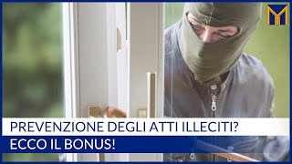 Il bonus sicurezza per i serramenti [upl. by Ehlke]