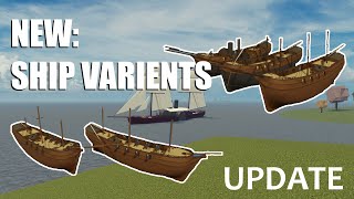 UPDATE New Ship Varients  Tradelands [upl. by Aikahs129]