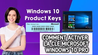 Comment installeractiver la licence clé Windows 10 Proinstructions simples [upl. by Lefkowitz]